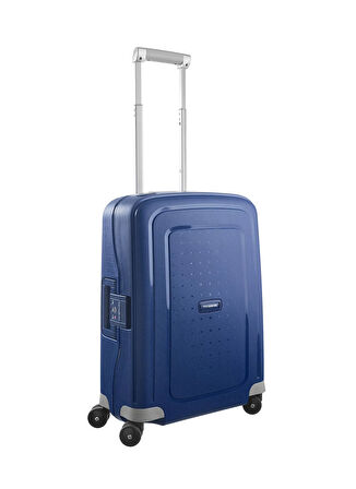 Samsonite Lacivert Çekçekli Sert Valiz S'CURE-SPINNER 55/20
