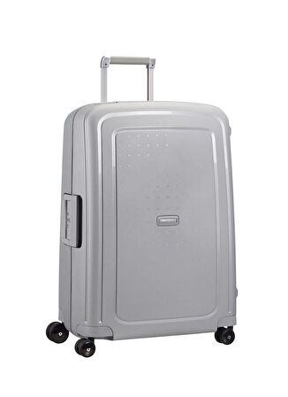 Samsonite Gri Çekçekli Sert Valiz S'CURE-SPINNER 69/25