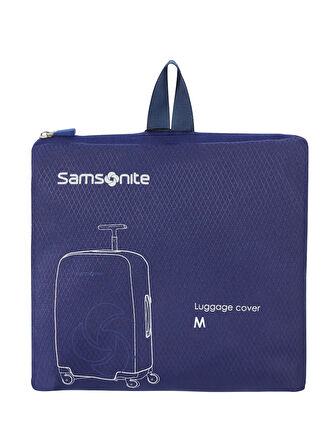 Samsonite Lacivert Valiz Kılıfı GLOBAL TA-FOLDABLE LUGGAGE COVER M