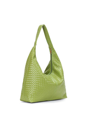 Kadın Salaş Büyük Dream Yağ Yeşili Omuz ve Tote Çanta