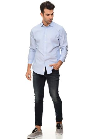 Dockers  Mavi Erkek Refined Poplin Gömlek 28836-0001