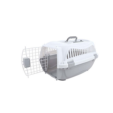 M-Pets Giro Carrier Kedi ve Köpek Taşıma Çantası Bej Beyaz 51,6x32,7x29,6 Cm 