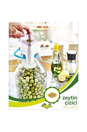 Kolay Zeytin Kesme Çizme Aparatı Zeytin Dilme Aleti Küçük Zeytin Çizici Aparat