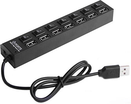4874 7 Port Usb Hub Switch Çoklayıcı Çoğaltıcı