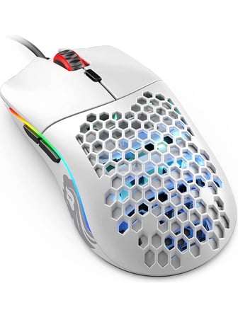 Glorious Model O- Minus GOM-WHITE Mat Beyaz RGB Optik Kablolu Oyuncu Mouse(TEŞHİR)