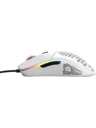 Glorious Model O- Minus GOM-WHITE Mat Beyaz RGB Optik Kablolu Oyuncu Mouse(TEŞHİR)