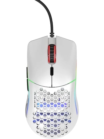 Glorious Model O- Minus GOM-WHITE Mat Beyaz RGB Optik Kablolu Oyuncu Mouse(TEŞHİR)