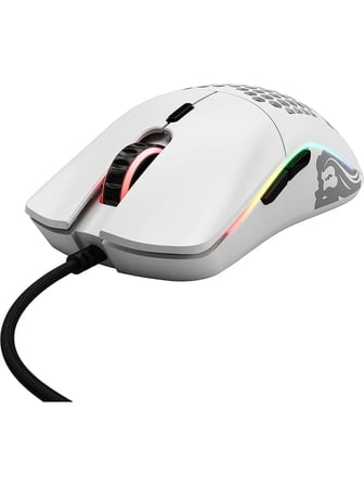 Glorious Model O- Minus GOM-WHITE Mat Beyaz RGB Optik Kablolu Oyuncu Mouse(TEŞHİR)