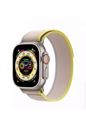 Apple Watch Ultra 49 Mm Uyumlu Trail Loop Kordon Dokuma Hasır Kordon