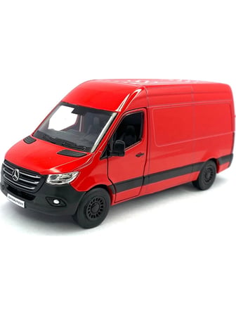 Kinsmart Mercedes-Benz Sprinter - Çek Bırak 5inch. Lisanslı Model Araba, Oyuncak Araba 1:48