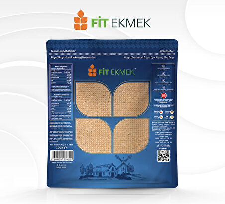 fit Yulafli Lavaş Ekmeği 300gr