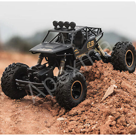 2.4GHz Uzaktan Kumandalı 1:16 Ölçek Kameralı Metal Gövde Şarjlı Off-Road Rc Oyuncak Rock Crawler