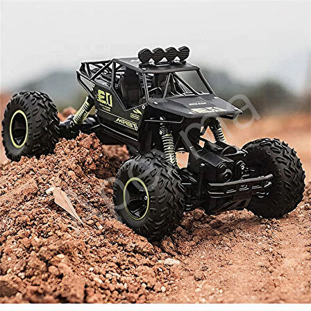 2.4GHz Uzaktan Kumandalı 1:16 Ölçek Kameralı Metal Gövde Şarjlı Off-Road Rc Oyuncak Rock Crawler