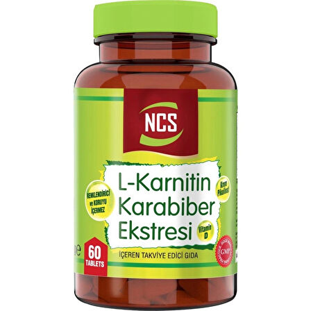 Karabiber Extreli L-Karnitin 60 Tablet