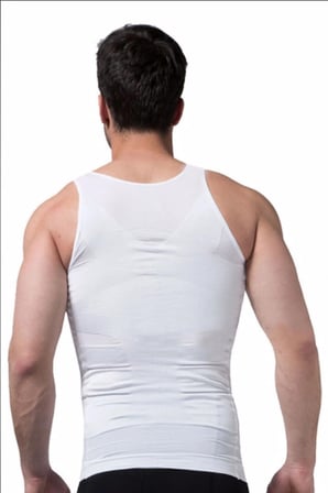 Erkek Toparlayıcı Ve Ince Gösteren Korse Atlet Siyah Ve Beyaz 2 Li Paket