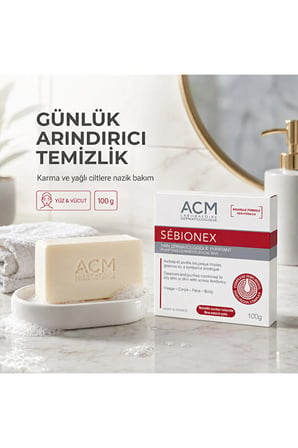 Sébionex Arındırıcı Dermatolojik Sabun 100 g – Yağlı, Karma ve Akneye Eğilimli Ciltler İçin