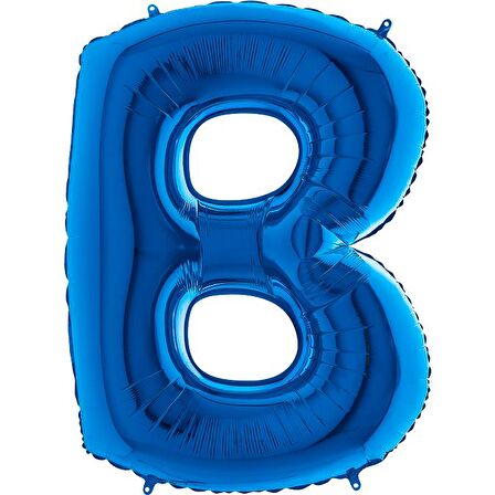FOLYO BALON B HARF MAVİ 102CM