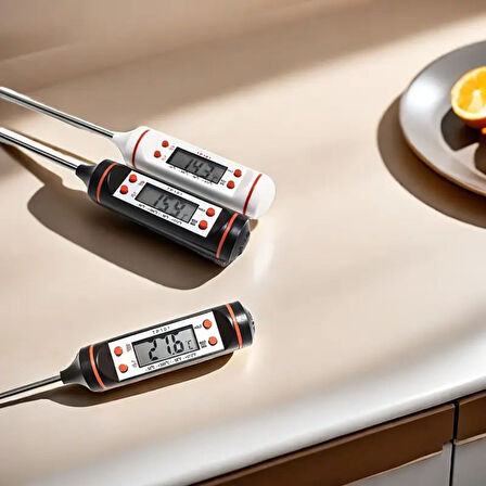 CELİK AVM® Dijital Gıda Termometresi Süt,Et,Yoğurt Mayalama,Mama Derecesi Ölçer Gıda Termometresi