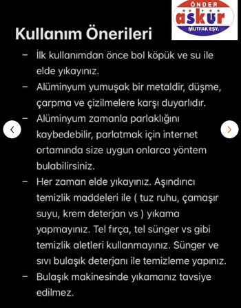 ASKUR ALUMİNYUM ZOBA ÇAMAŞIR KAZANI NO 34 