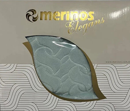 MERİNOS Elegans Vizon Battaniye Çift Kişilik Yeşil 220 x 240