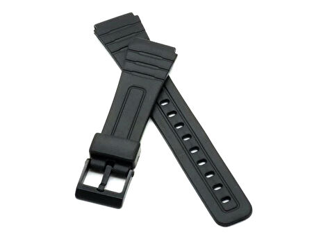 Casio F 91 Modeli Uygun Siyah Silikon Saat Kordonu