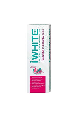 İWHİTE ANINDA DİŞ BEYAZLATMA DİŞ ETİ BAKIMI 75ML GUM CARE DİŞ MACUNU
