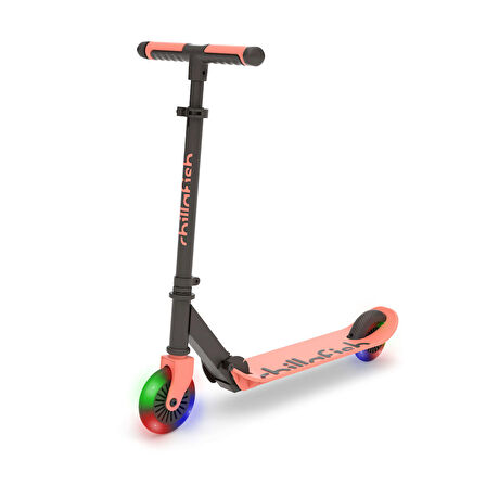 Chillafish Flexxi Glow Işıklı Katlanabilir 2 Tekerlekli Scooter - Flamingo