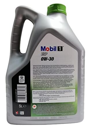 Mobil 1 Esp 0W-30 Sentetik 5 lt Benzin-Dizel Motor Yağı Üretim:2021 