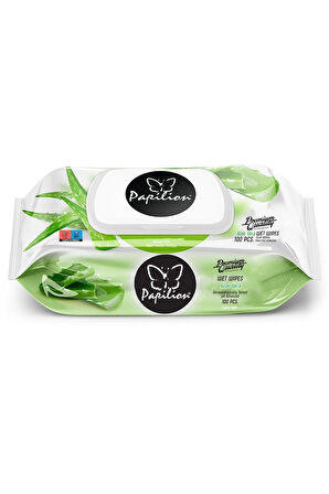 Papilion Premium Aloevera Özlü Ekstra Soft Islak Havlu 100x6 - 600 Yaprak