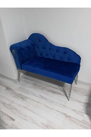 Metalda Josefin Bench Koltuk Berjer Gümüş Seri