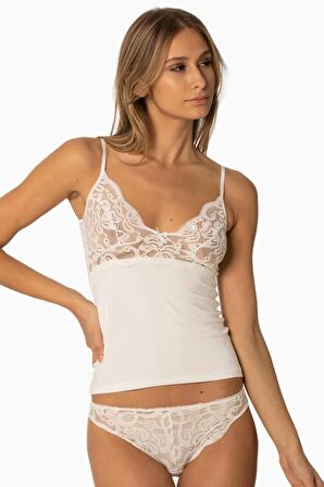 Pierre Cardin Dantelli Penye Atlet Külot Kaşkorse Seti 315 - Ekru