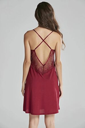 Pierre Cardin 6'lı Penye Gecelik Sabahlık Takım Çeyiz Seti 5040 - Bordo