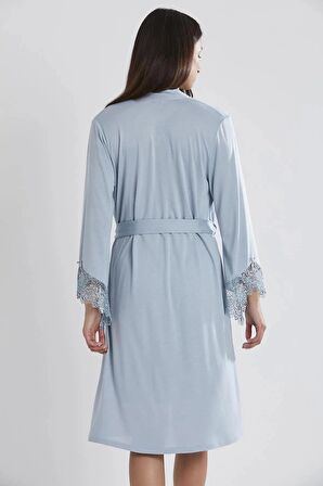 Pierre Cardin 6'lı Penye Gecelik Sabahlık Takım Çeyiz Seti 5040 - Mist