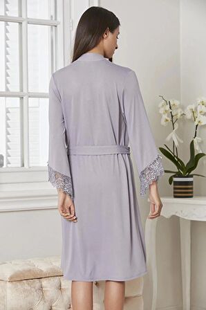 Pierre Cardin 6'lı Penye Gecelik Sabahlık Takım Çeyiz Seti 5040 - Royal