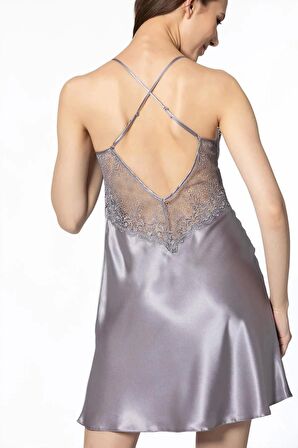 Pierre Cardin 6'lı Saten Gecelik Sabahlık Takım Çeyiz Seti 6040 - Royal