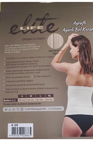 Kadın Doğum Sonrası 1beden Incelti Agraflı Bel Korsesi