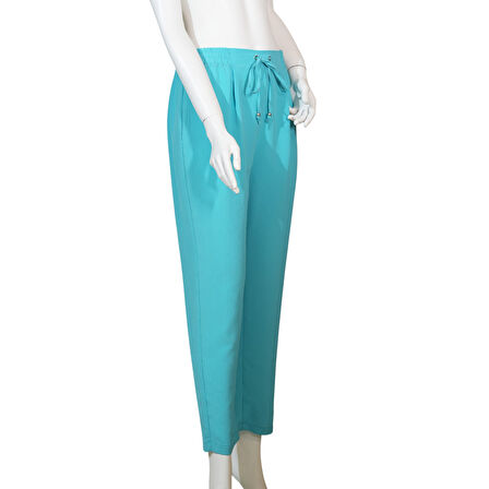 Kadın Lastikli Boru Paça Pantolon 45053