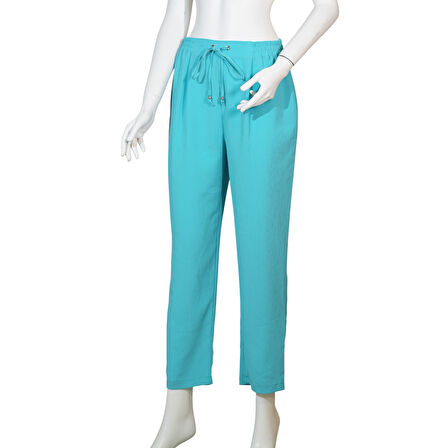 Kadın Lastikli Boru Paça Pantolon 45053