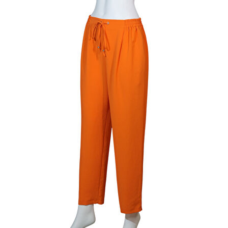 Kadın Lastikli Boru Paça Pantolon 45053