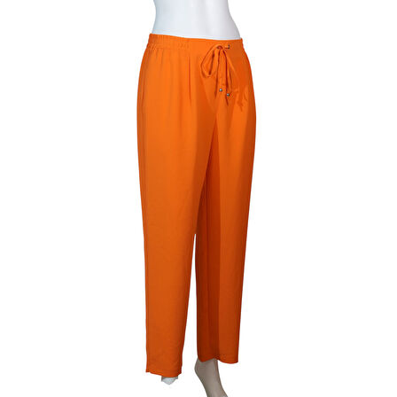 Kadın Lastikli Boru Paça Pantolon 45053