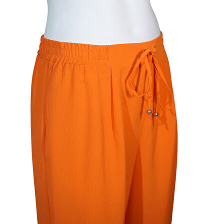 Kadın Lastikli Boru Paça Pantolon 45053