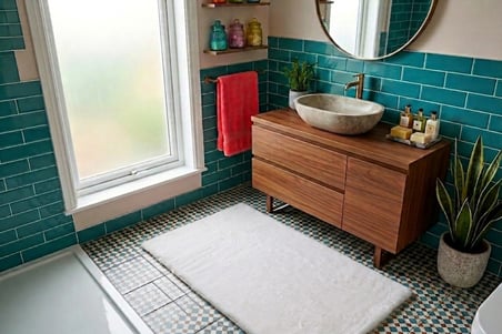 Tavşan Tüyü Beyaz Düz Peluş Yumuşak Kaymaz TPR Tabanlı Banyo Paspas 80X120