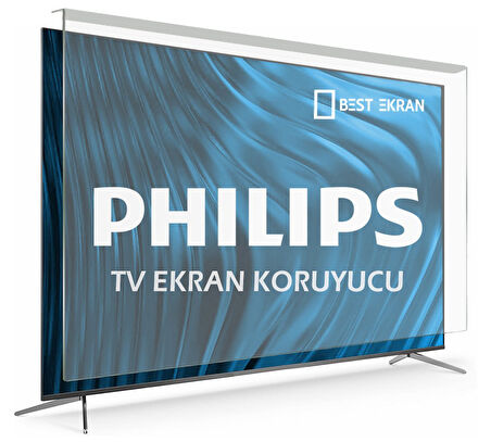 Philips 65PUS8500 TV EKRAN KORUYUCU - Philips 65" inç 164 Ekran 4K UHD Dolby Atmos Titan OS Ambilight Qled