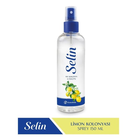 Selin Limon Kolonyası 150 ml Sprey x 4 Adet