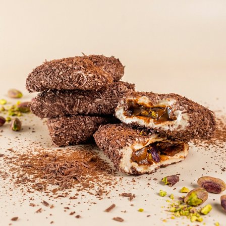 Premium Çikolata Kaplamalı Antep Fıstıklı Çikolata Dolgulu Lokum 450gr