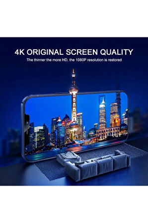 Iphone 14 Plus Tam Kaplayan 5d Nano Ekran Koruyucu Cam - Ultra Ince K2