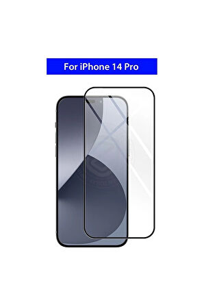 Iphone 14 Pro Tam Kaplayan 5d Nano Ekran Koruyucu Cam - Ultra Ince K1 - Extra İnce