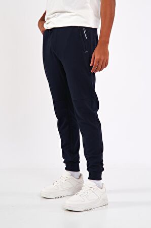 METALIC Erkek Gri Paçası Lastikli Eşofman Altı MTLC044 