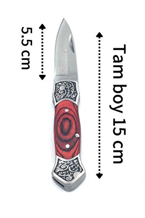 MİNİ GRAVÜRLÜ ALASKA  ÇAKI  BEZ KILIF