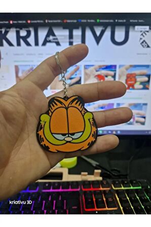 Garfield Renkli Anahtarlık